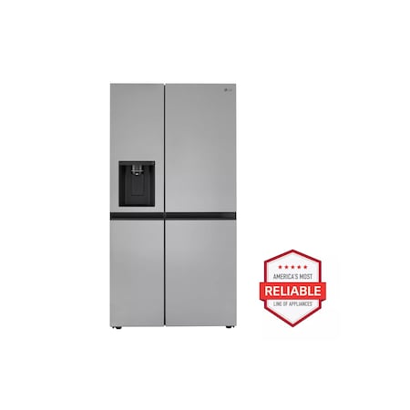 Lg 27 cu. ft. Side-by-Side Stainless Steel Refrigerator LRSXS2706S